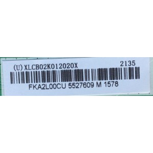 MAIN FUENTE PARA TV VIZIO / NUMERO DE PARTE XLCB02K012 / 715GB661-C01-000-004Y / (U)XLCB02K012020X / FKA2L00CU / 5527609 / DISPLAY T320HVN05.D / MODELO D32F4-J01 LTPWD6KX	